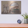 'Beach Cottage' by Pam Britton – Metal Wall Art, 16x12 room view