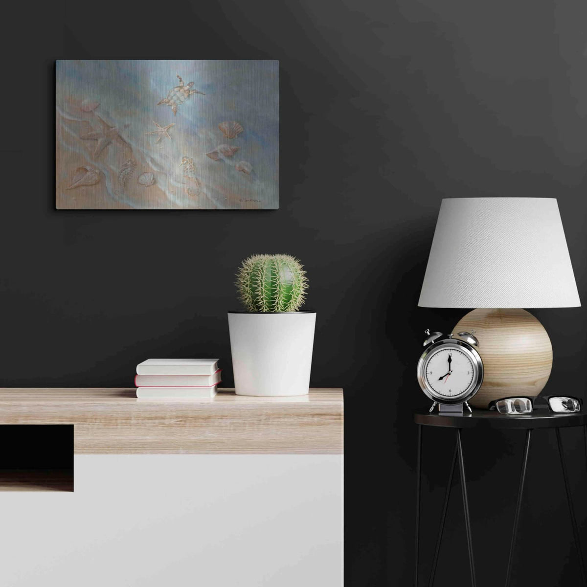 'Seashore Star II' by Pam Britton – Metal Wall Art, 24x16 room view