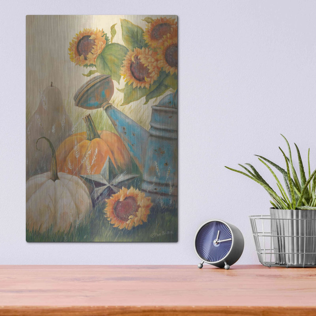 'Autumn Goodness' by Pam Britton – Metal Wall Art, 12x16 room view