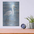 'Egret' by Pam Britton – Metal Wall Art, 12x16 room view