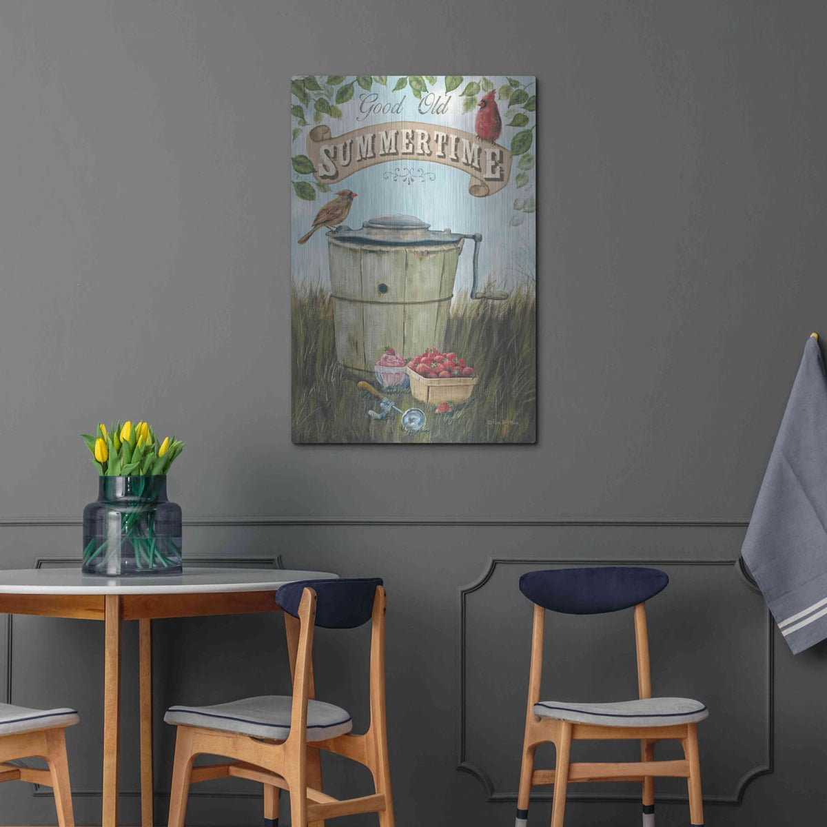 'Summertime' by Pam Britton – Metal Wall Art, 24x36 room view