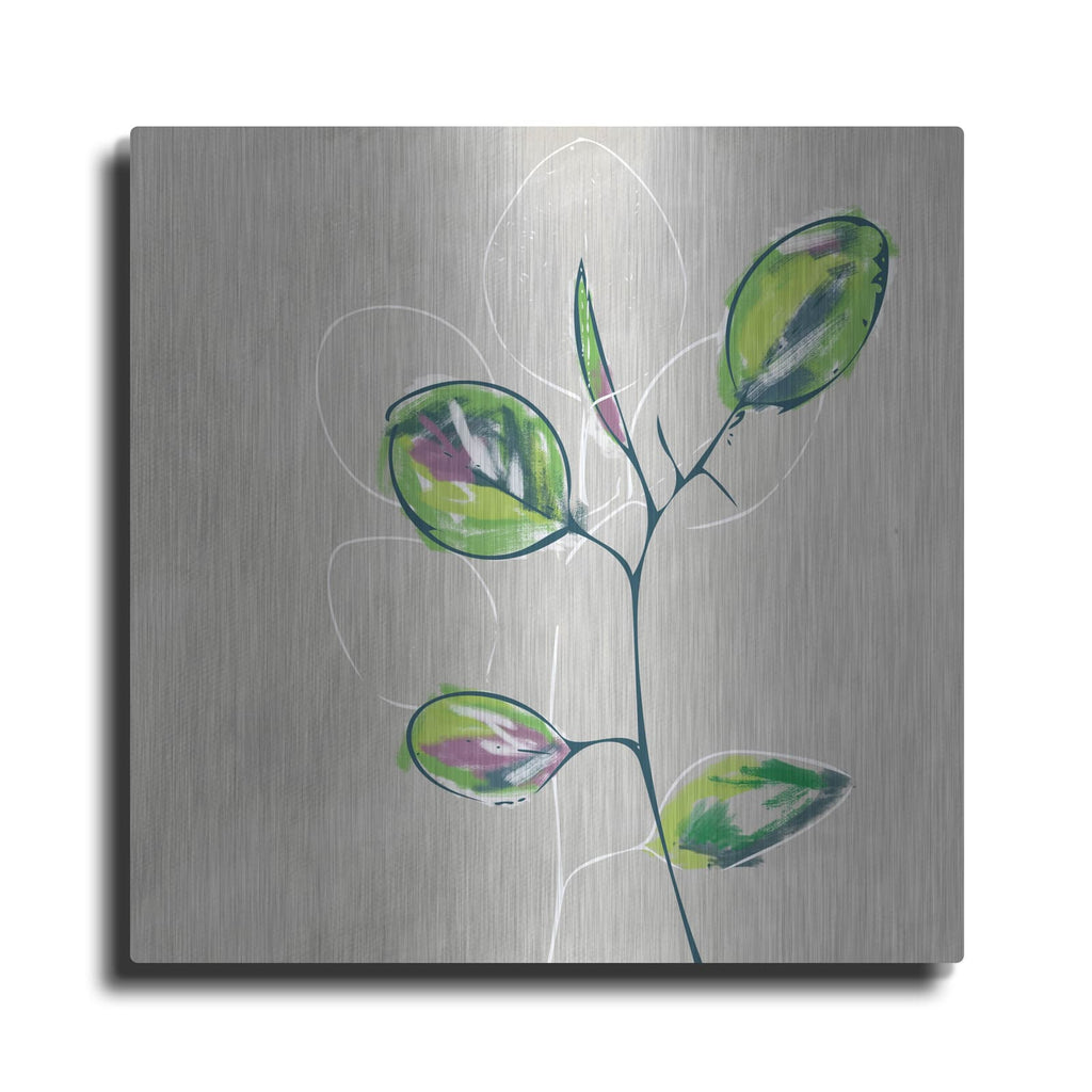 'Eucalyptus on Sand' by Linda Woods – Metal Wall Art