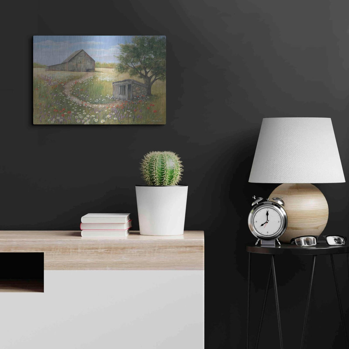 'Country Wildflowers II' by Pam Britton – Metal Wall Art, 24x16 room view
