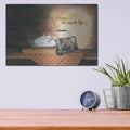 'Choose the Simple Life' by Pam Britton – Metal Wall Art, 16x12 room view