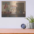 'Apples and Tea Towels I' by Pam Britton – Metal Wall Art, 16x12 room view