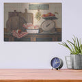 'Apples and Tea Towels II' by Pam Britton – Metal Wall Art, 16x12 room view