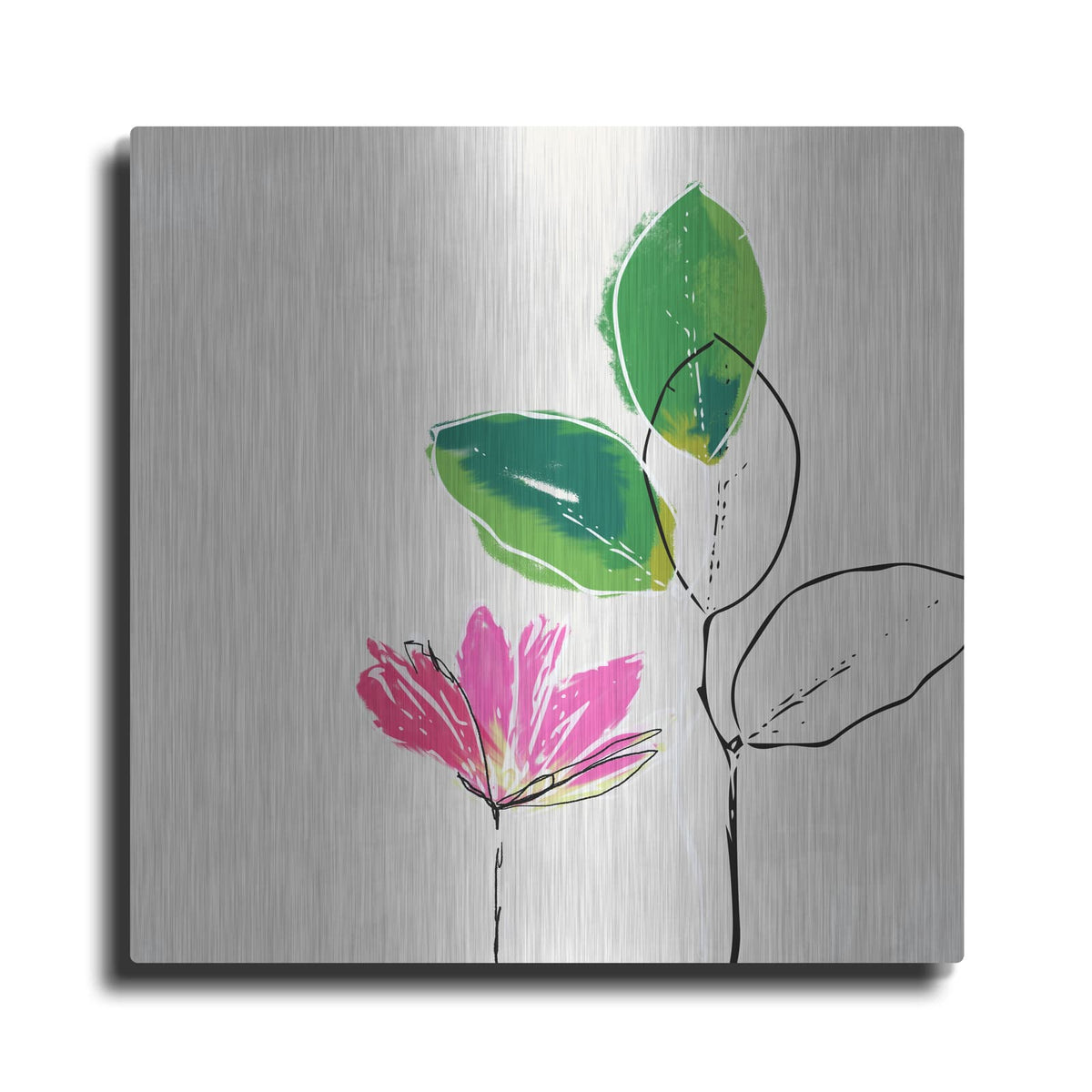 'Spring Flower' by Linda Woods – Metal Wall Art