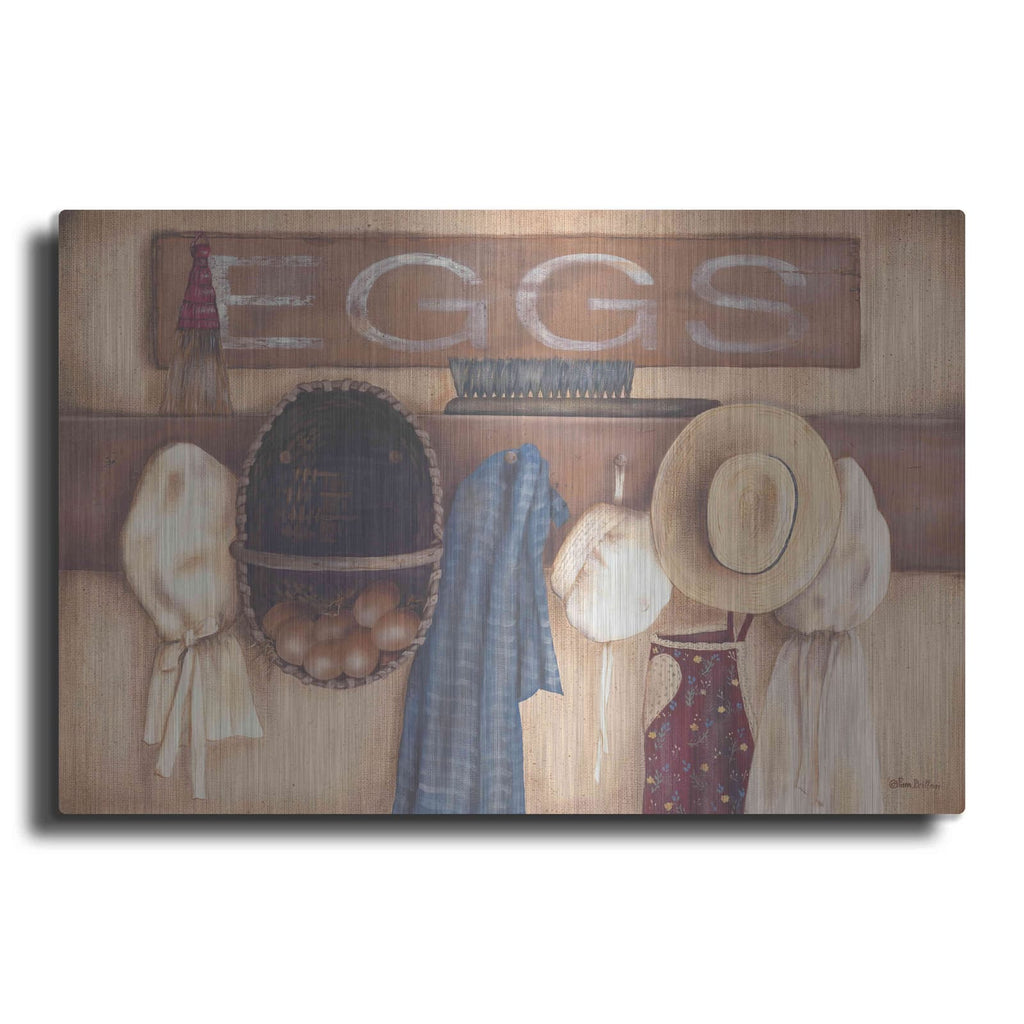 'Eggs' by Pam Britton – Metal Wall Art