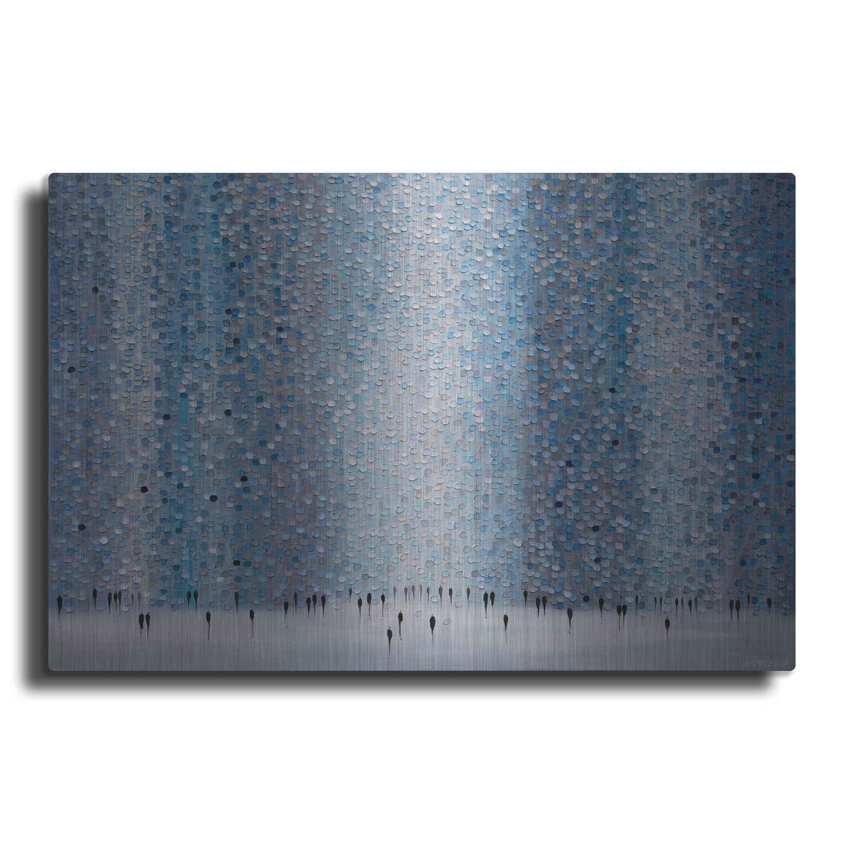 'Bluestone City' by Ekaterina Ermilkina – Metal Wall Art
