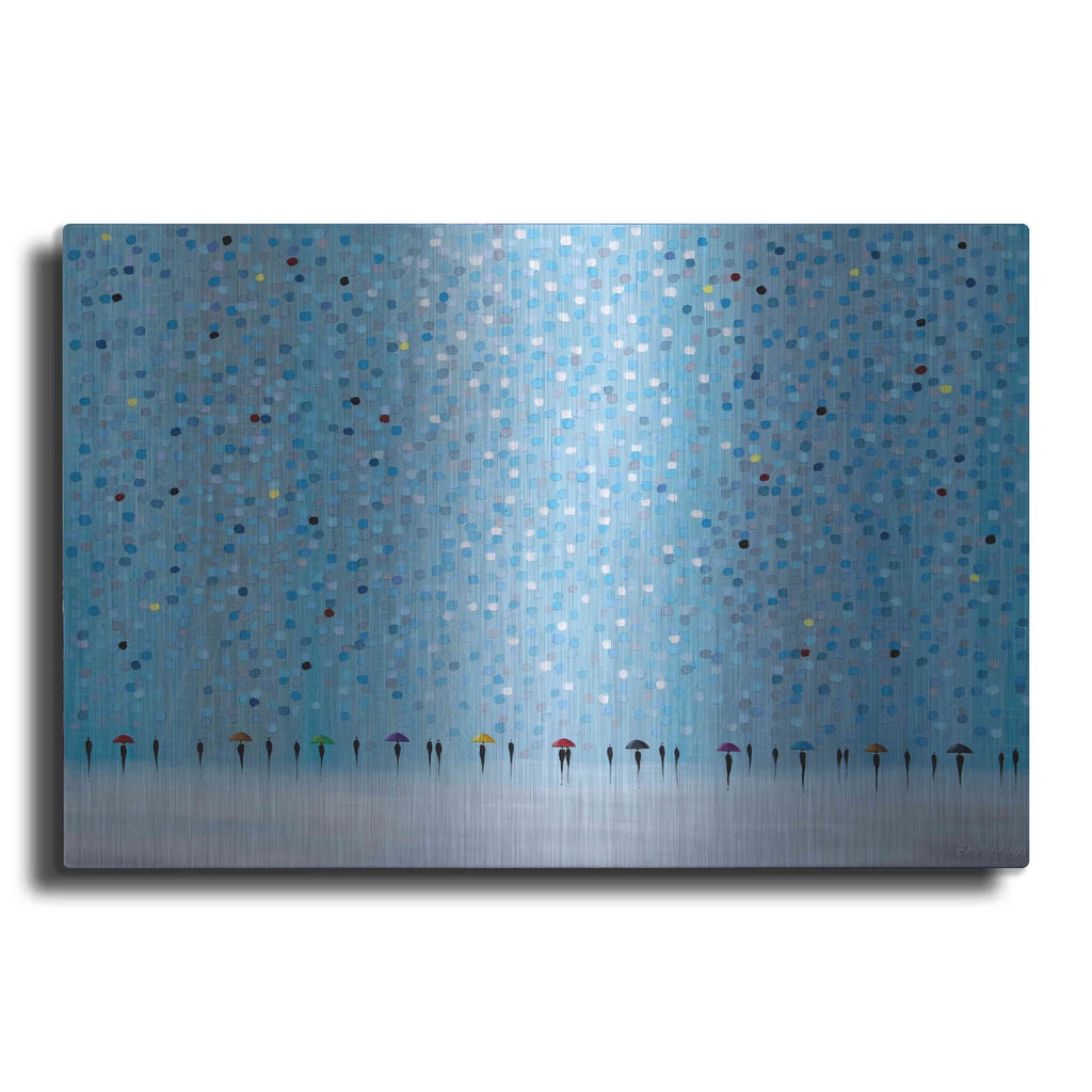 'Umbrellas' by Ekaterina Ermilkina – Metal Wall Art
