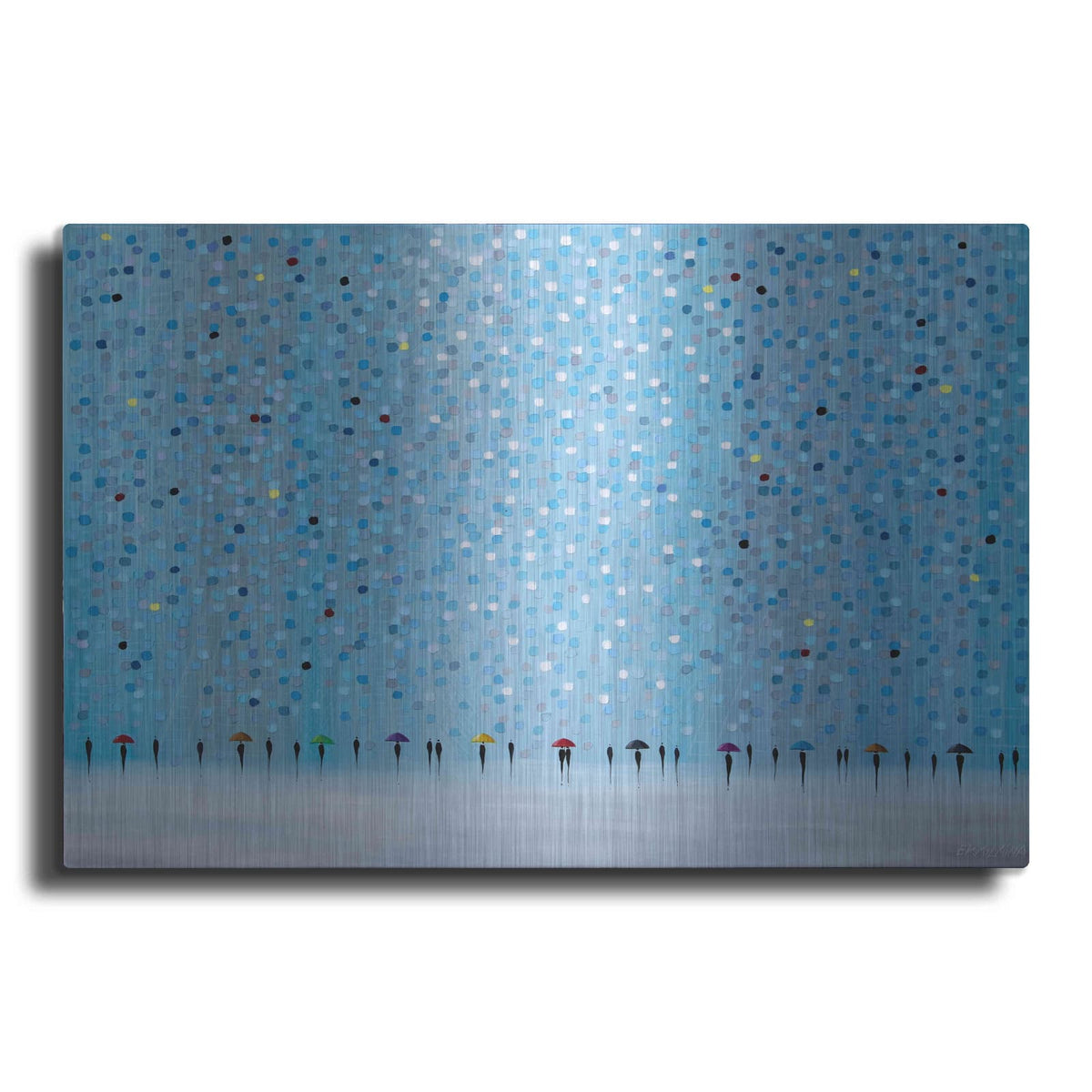 'Umbrellas' by Ekaterina Ermilkina – Metal Wall Art