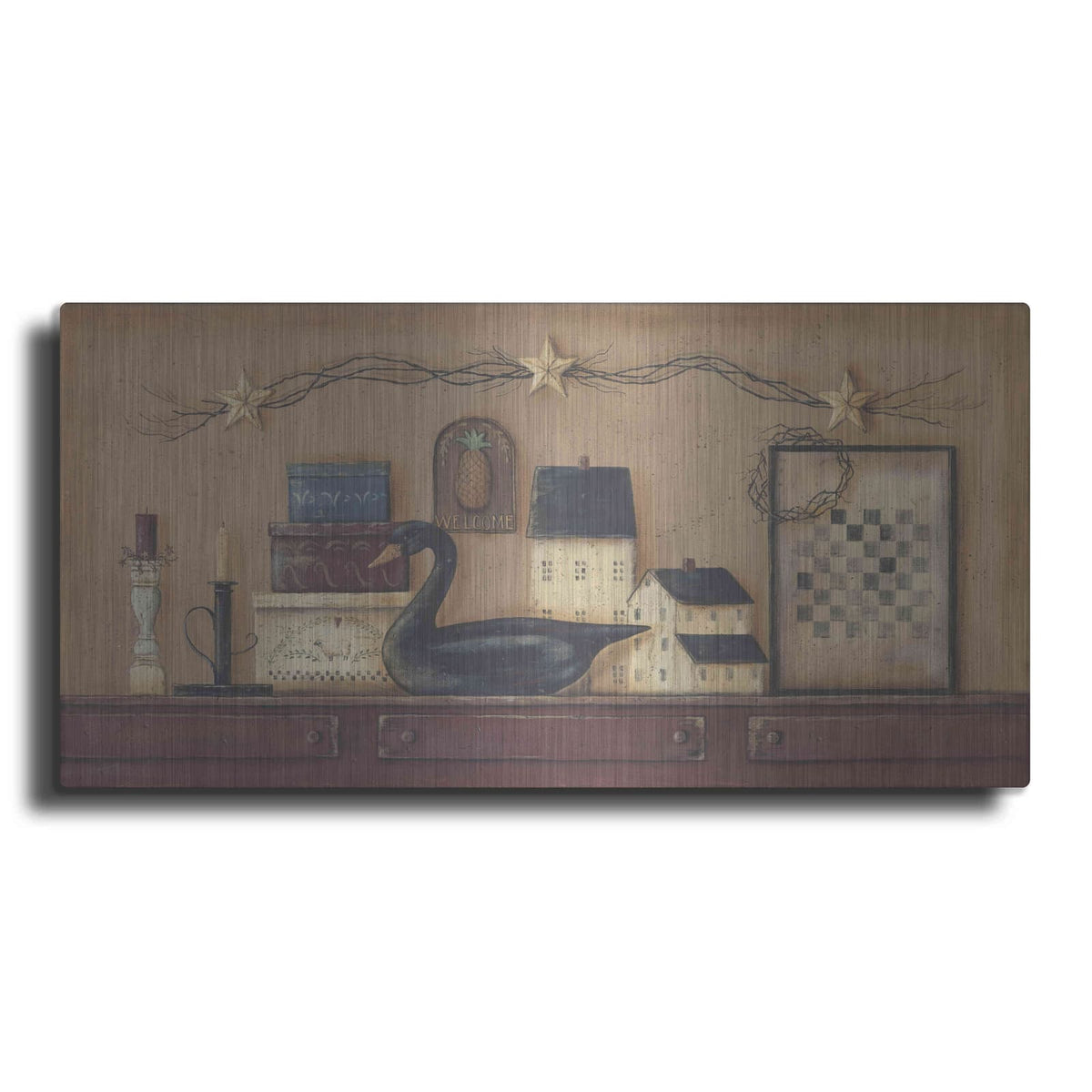 'A Prim Collection' by Pam Britton – Metal Wall Art