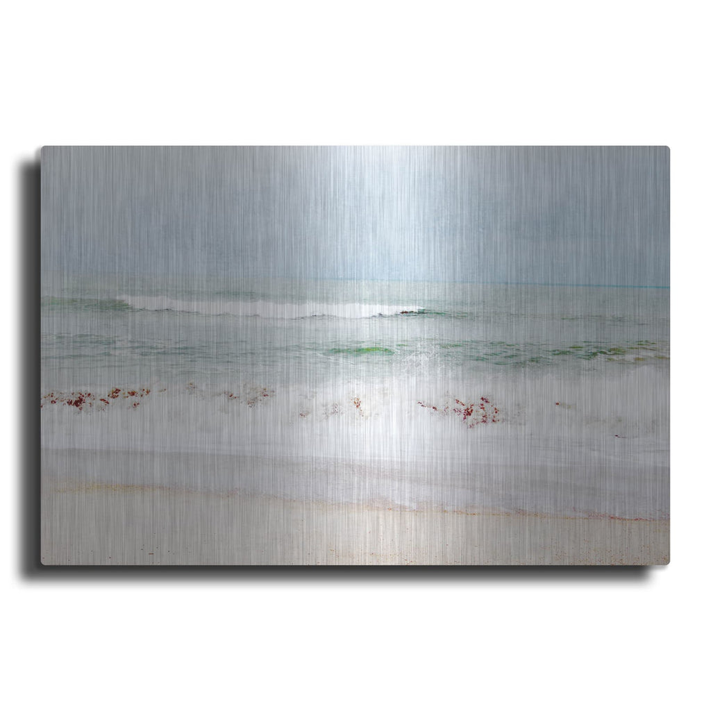 'Pastel Waves Landscape' by Linda Woods – Metal Wall Art