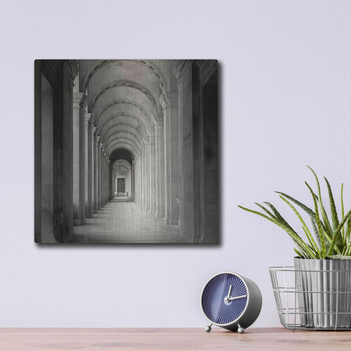 'Paris 27' by Alan Blaustein – Metal Wall Art, 12x12 room view