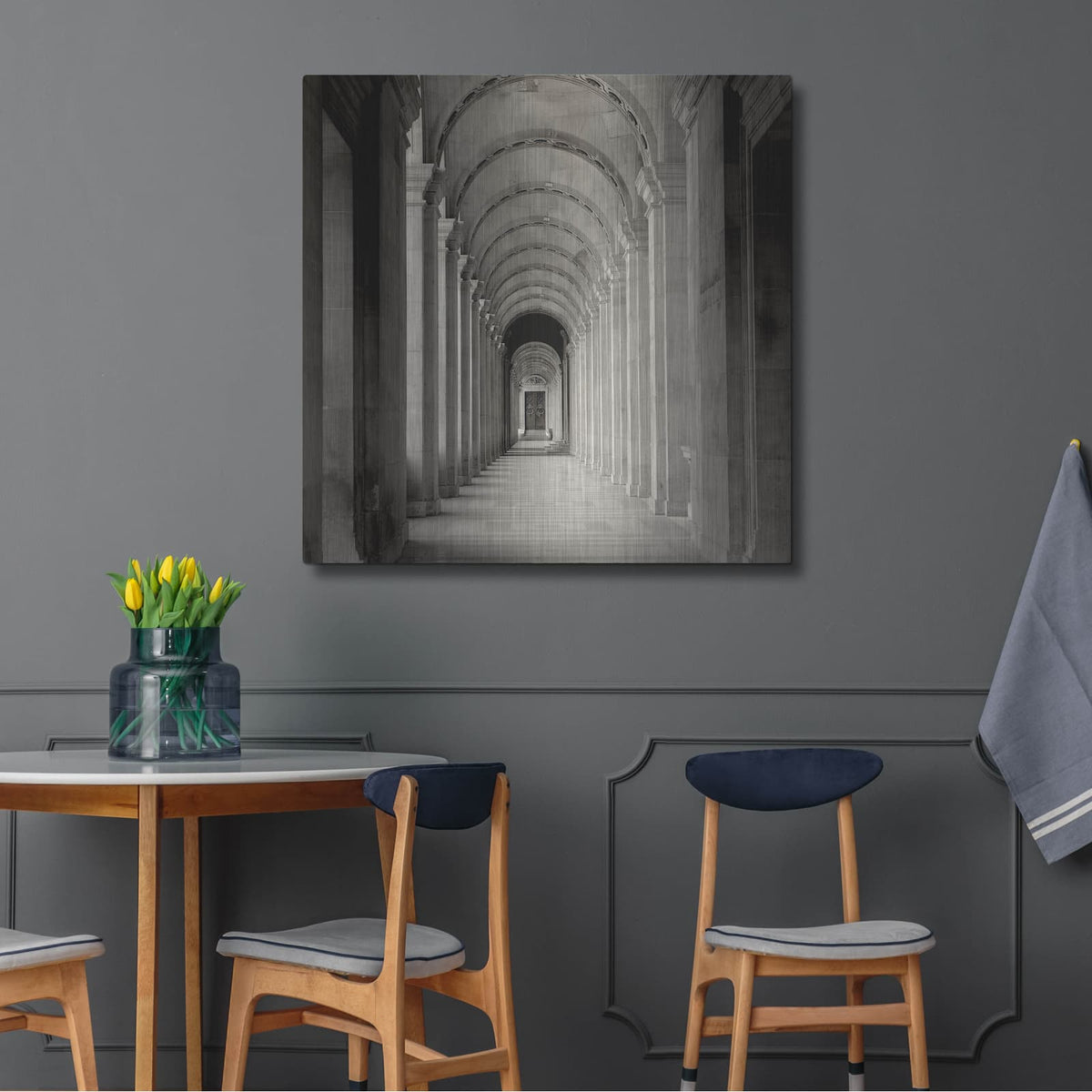 'Paris 27' by Alan Blaustein – Metal Wall Art, 36x36 room view
