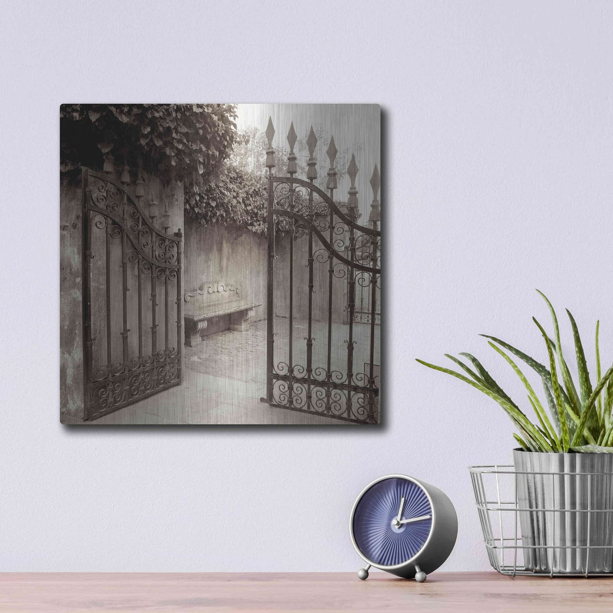 'Avignon 1' by Alan Blaustein – Metal Wall Art, 12x12 room view