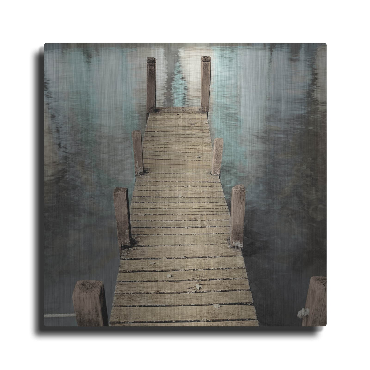 'Annecy Pier' by Alan Blaustein – Metal Wall Art