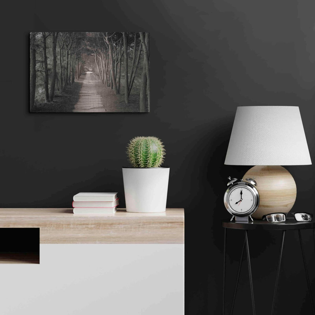'Banc de Jardin 75' by Alan Blaustein – Metal Wall Art, 24x16 room view