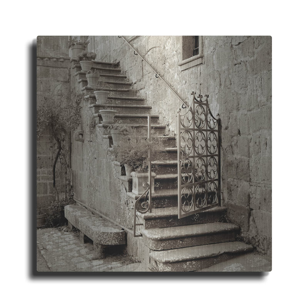 'Umbria Scala 1' by Alan Blaustein – Metal Wall Art