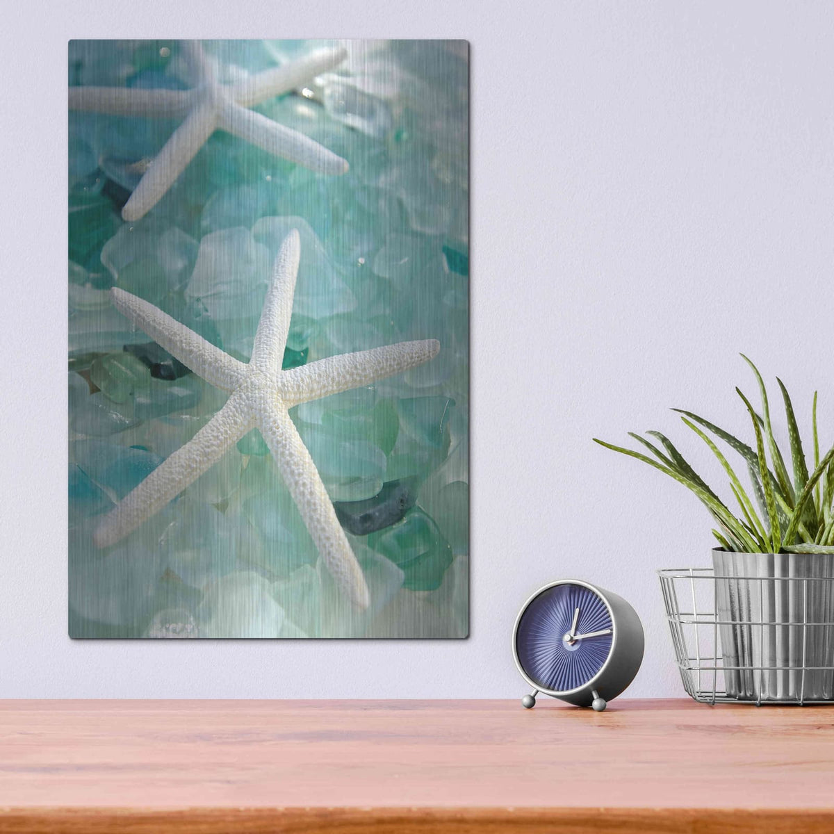 'Seaglass 1' by Alan Blaustein – Metal Wall Art, 12x16 room view