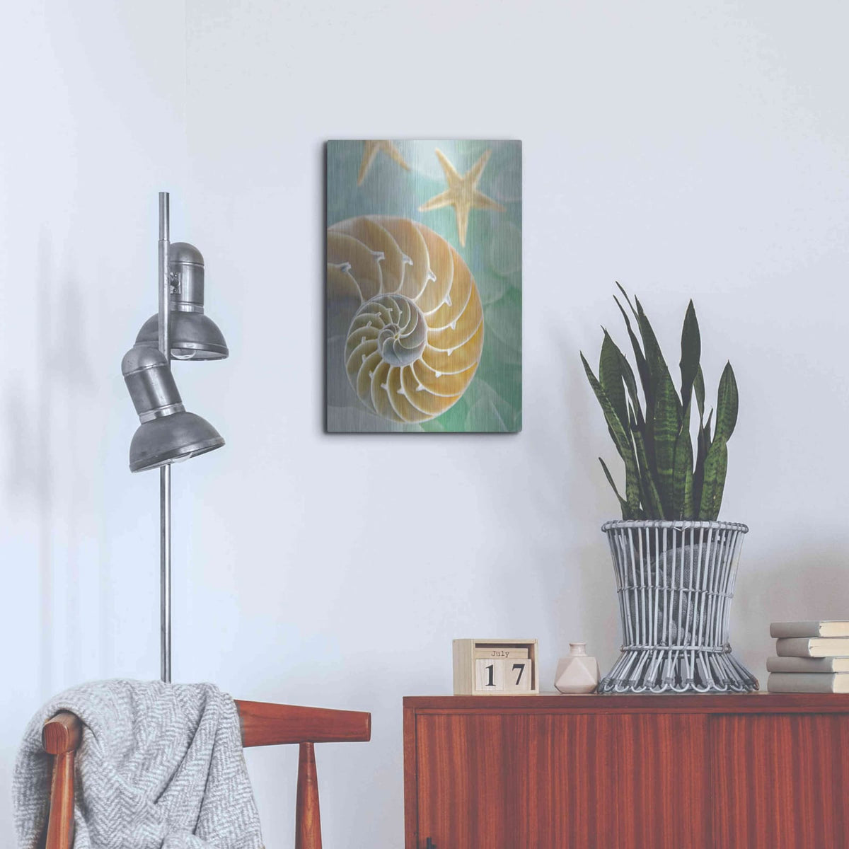 'Seaglass 2' by Alan Blaustein – Metal Wall Art, 16x24 room view