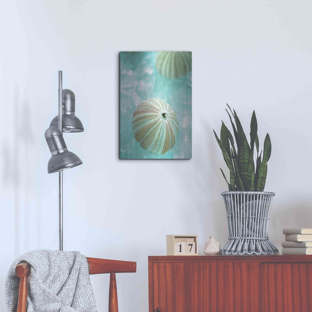 'Seaglass 4' by Alan Blaustein – Metal Wall Art, 16x24 room view