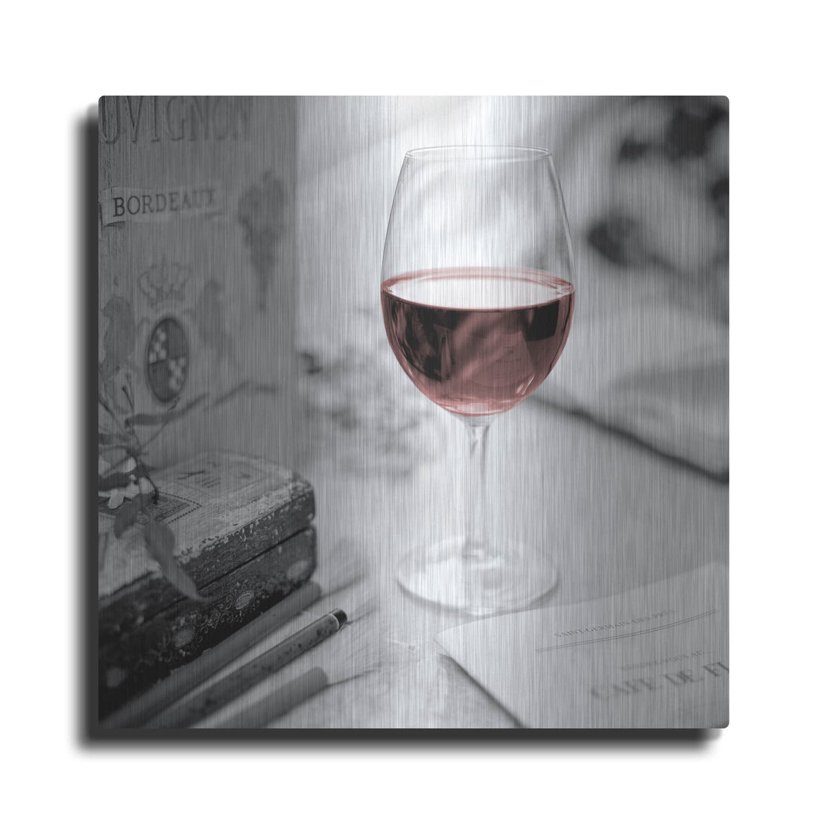 'Vin Rouge' by Alan Blaustein – Metal Wall Art