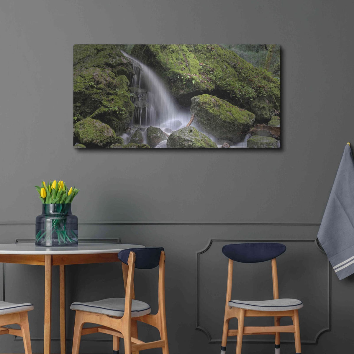 'Canyon Falls No. 13' by Alan Blaustein – Metal Wall Art, 48x24 room view