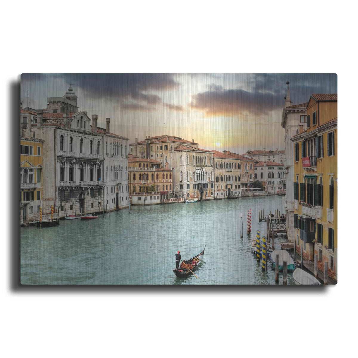 'Gran Canal Vista At Dusk 10' by Alan Blaustein – Metal Wall Art