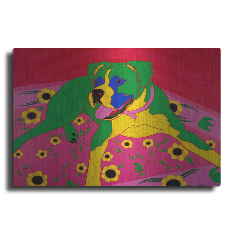 'Courageous Clown' by Angela Bond – Metal Wall Art