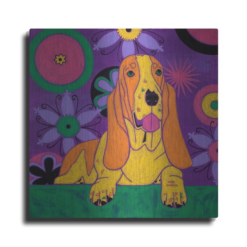 'Hush Puppeh' by Angela Bond – Metal Wall Art