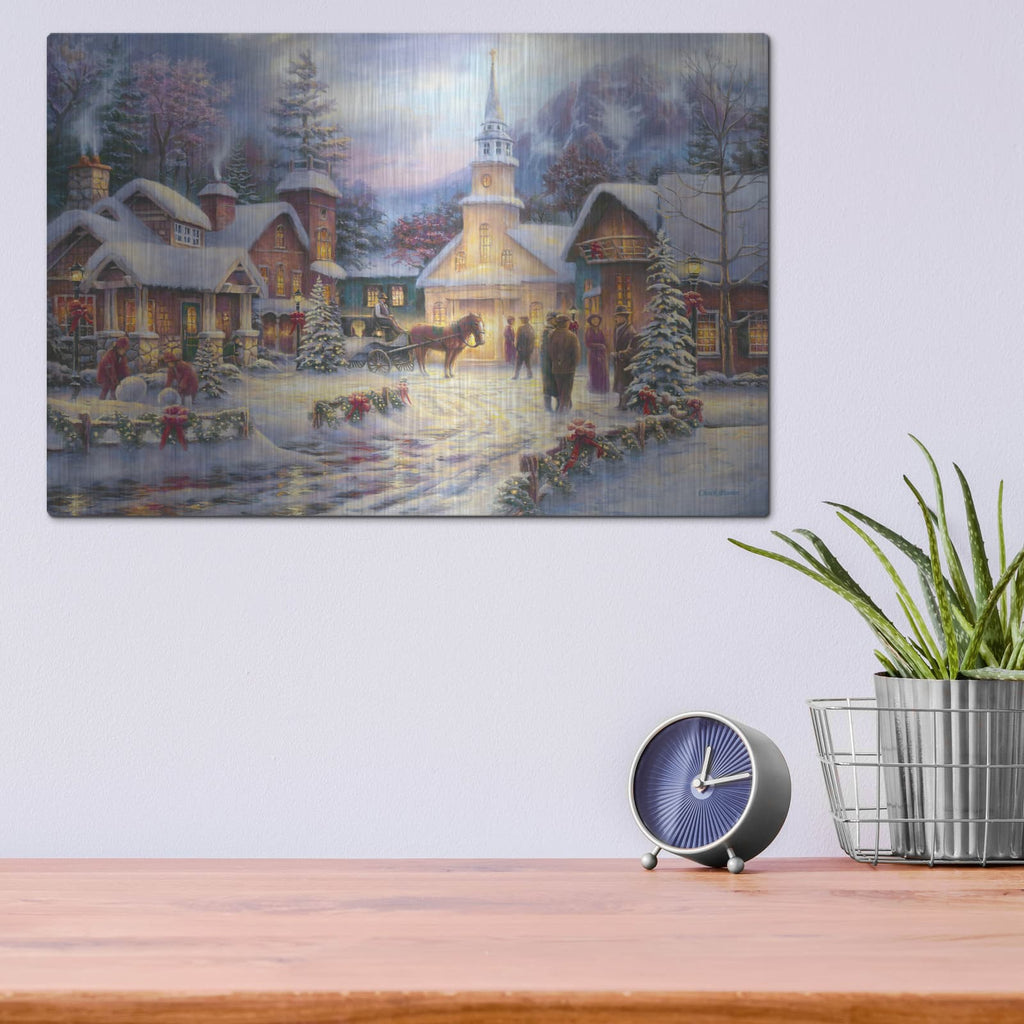 'Faith Runs Deep' by Chuck Pinson – Metal Wall Art, 16x12 room view