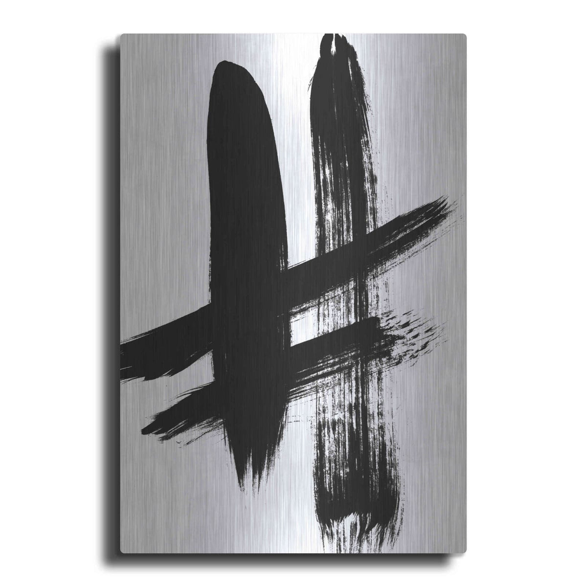 'Brushstrokes V' by Linda Woods – Metal Wall Art