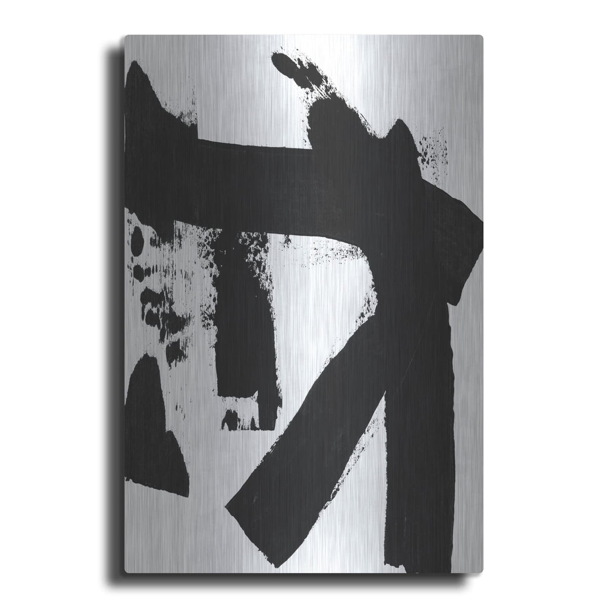 'Brushstrokes IV' by Linda Woods – Metal Wall Art