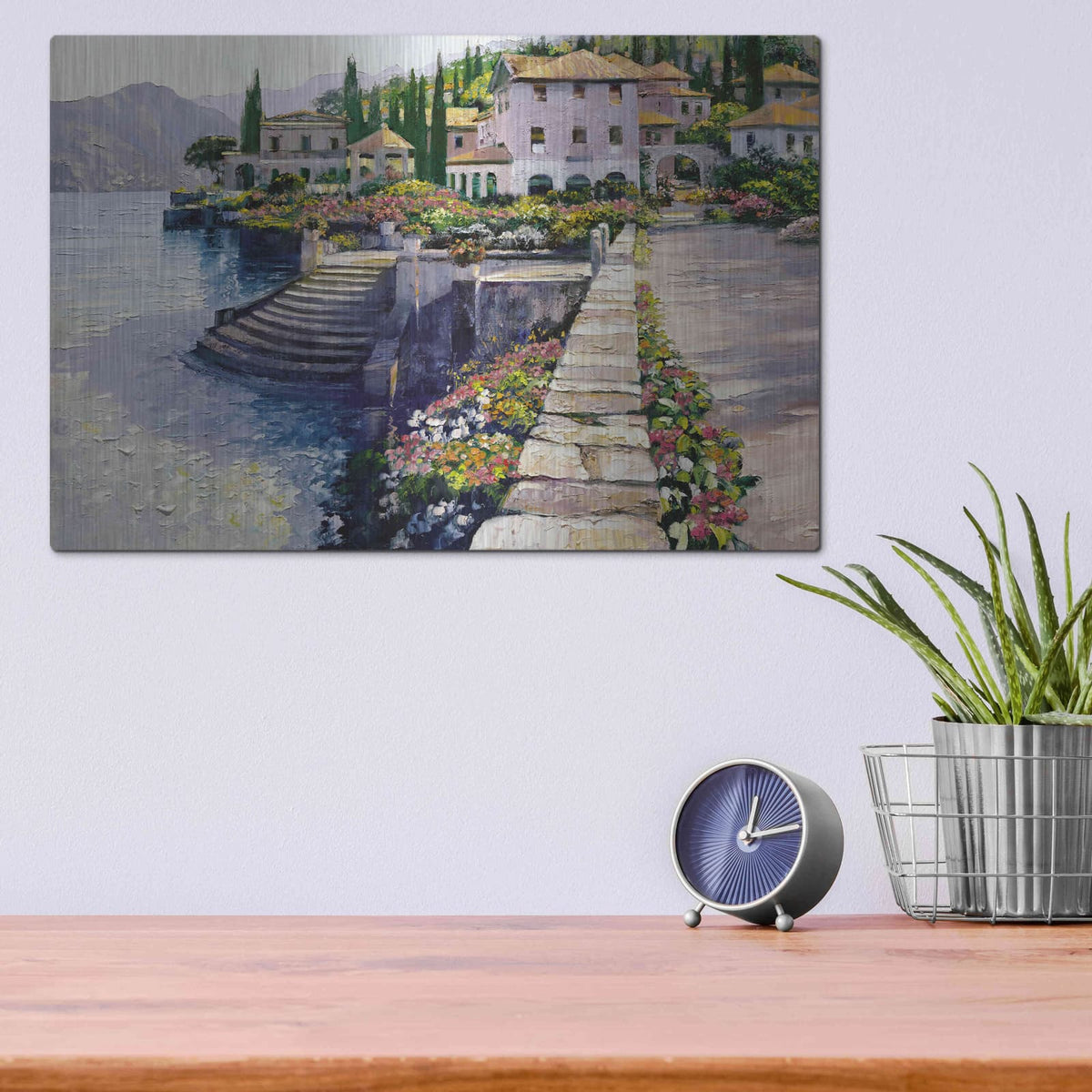 'Stairway to Carlotta' by Howard Behrens – Metal Wall Art, 16x12 room view