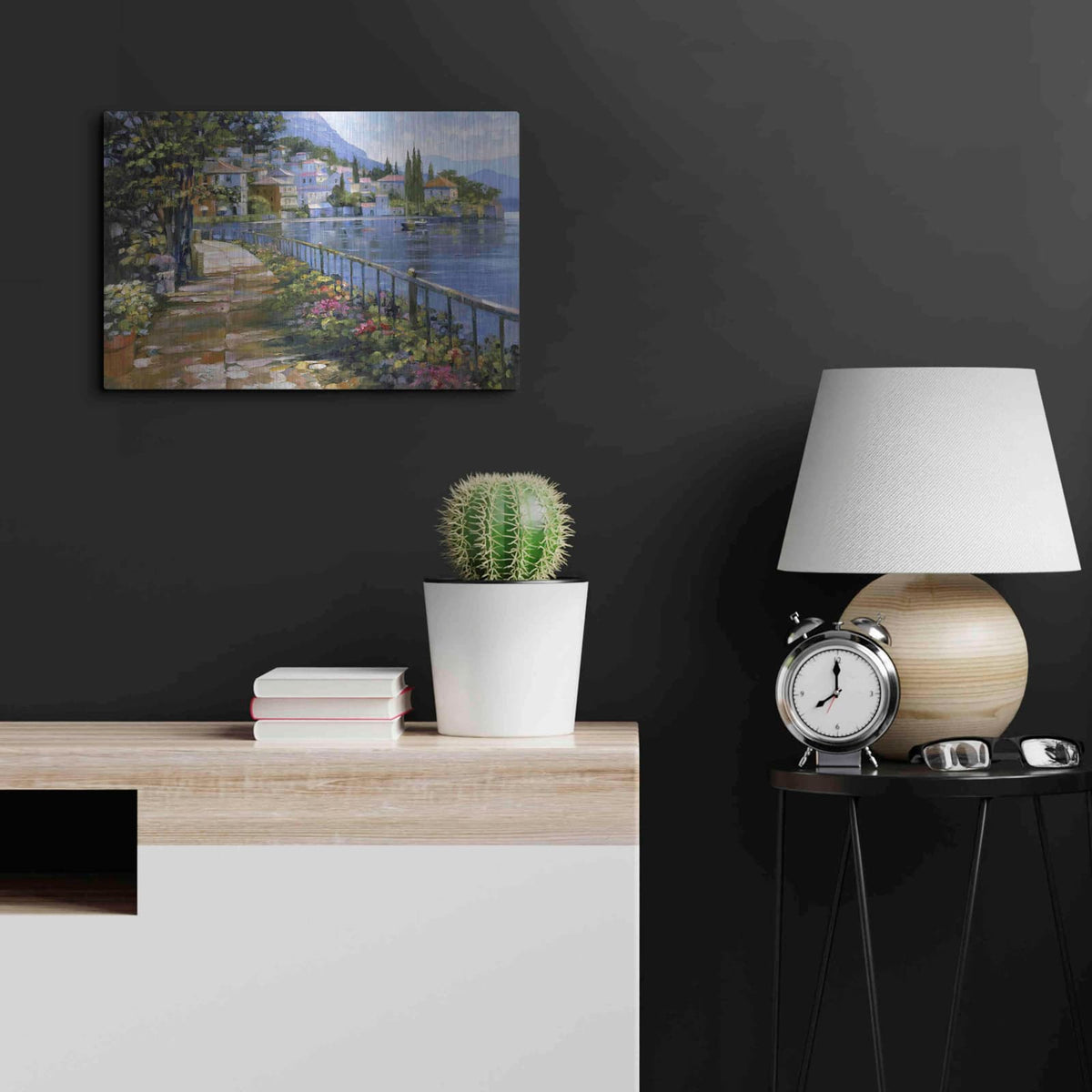 'Sunlit Stroll' by Howard Behrens – Metal Wall Art, 24x16 room view