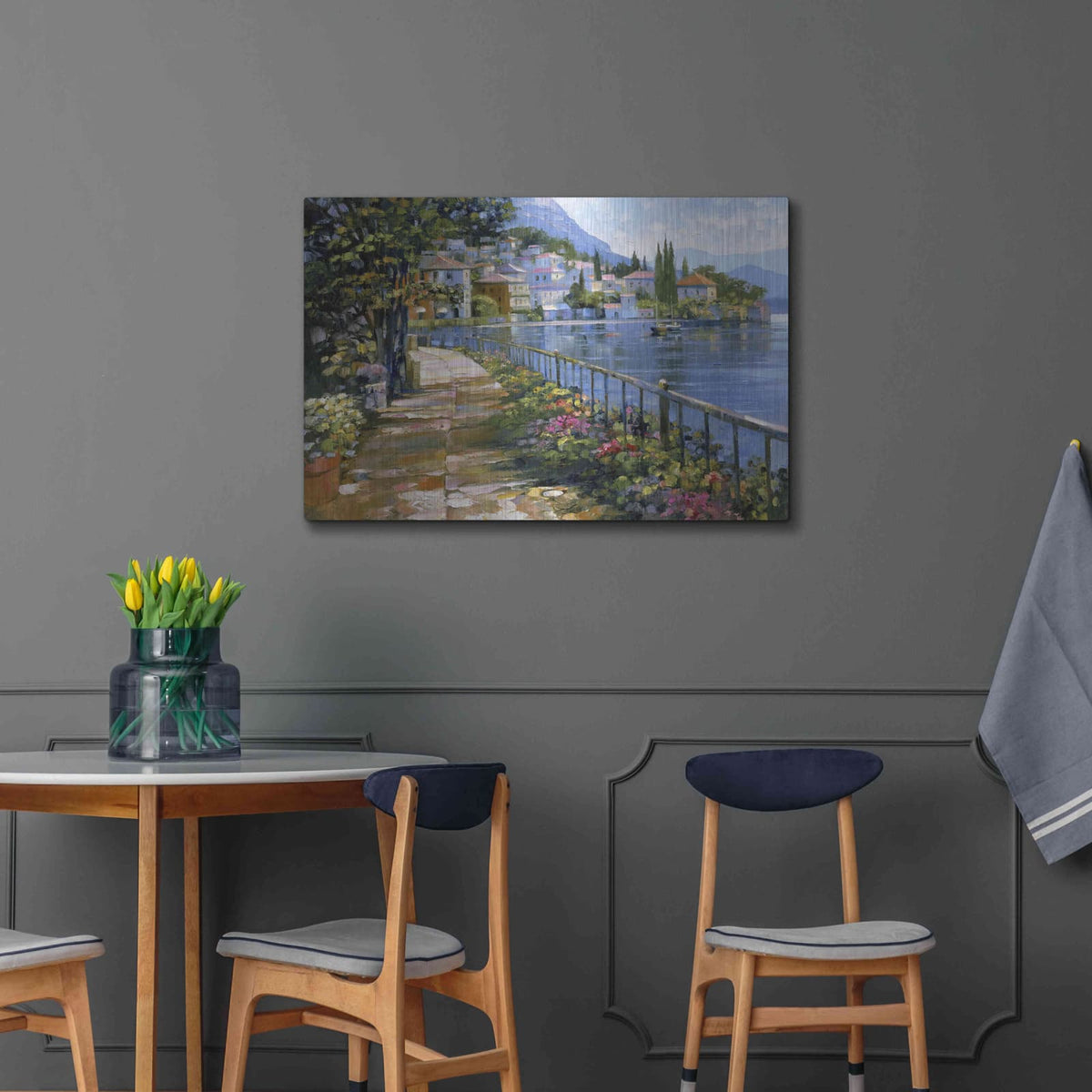 'Sunlit Stroll' by Howard Behrens – Metal Wall Art, 36x24 room view