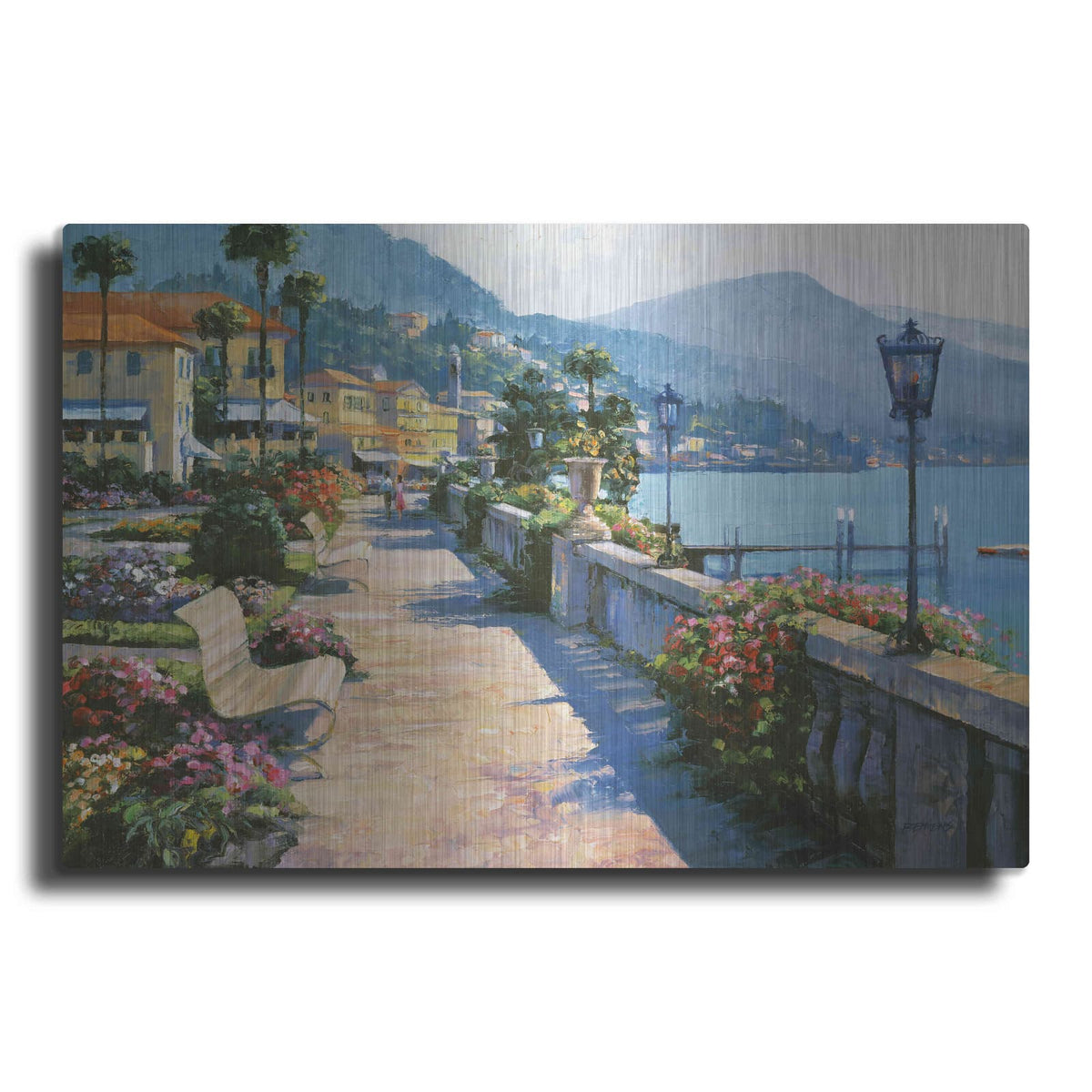 'Bellagio Promenade' by Howard Behrens – Metal Wall Art