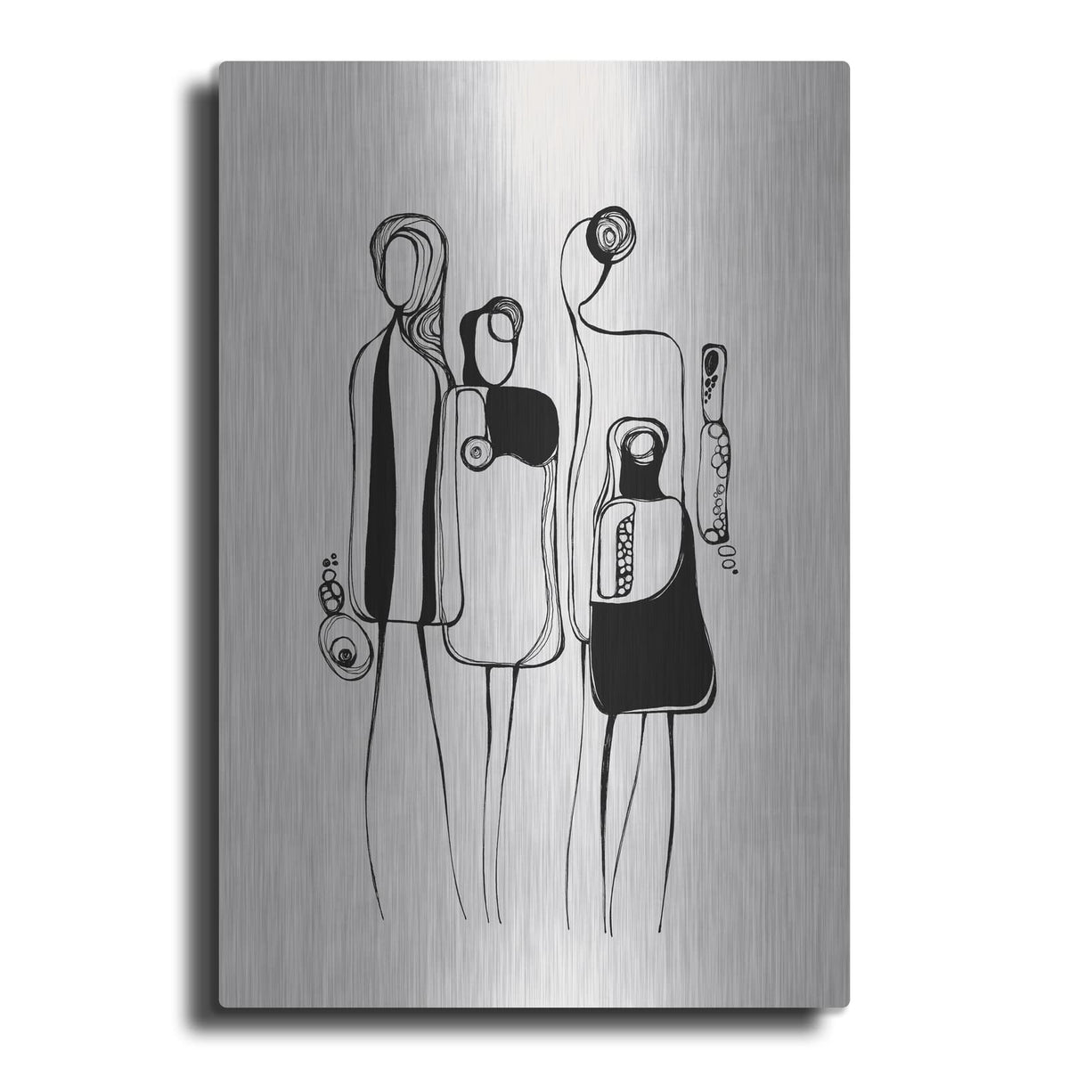 'Pod People Amis' by Ishita Banerjee – Metal Wall Art