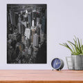 'Boxes of Manhattan' by Nicklas Gustafsson – Metal Wall Art, 12x16 room view