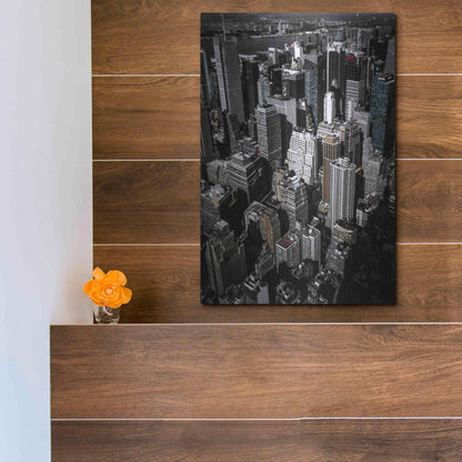 Luxe Metal Art 'Boxes of Manhattan' by Nicklas Gustafsson, Metal Wall Art,12x16