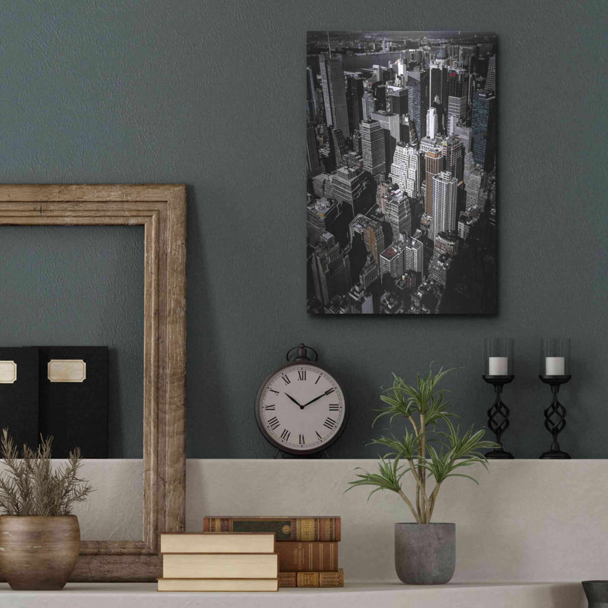 Luxe Metal Art 'Boxes of Manhattan' by Nicklas Gustafsson, Metal Wall Art,12x16