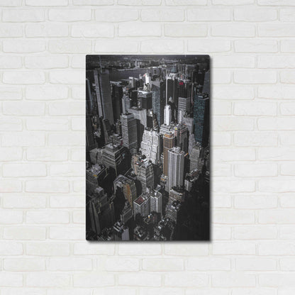 Luxe Metal Art 'Boxes of Manhattan' by Nicklas Gustafsson, Metal Wall Art,24x36