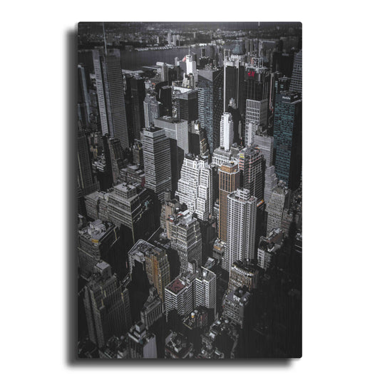 Luxe Metal Art 'Boxes of Manhattan' by Nicklas Gustafsson, Metal Wall Art