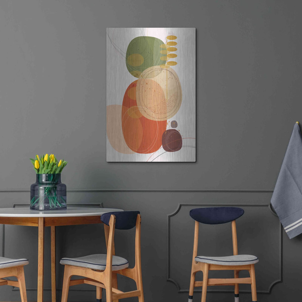 'Autumn Sunset' by Ishita Banerjee – Metal Wall Art, 24x36 room view