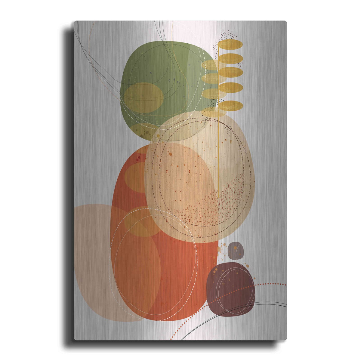 'Autumn Sunset' by Ishita Banerjee – Metal Wall Art