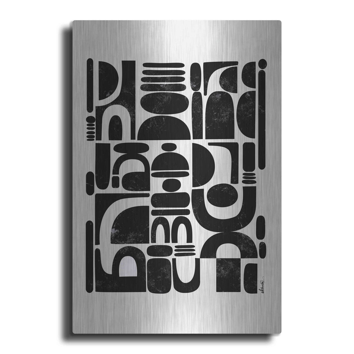 'Fragmented' by Ishita Banerjee – Metal Wall Art
