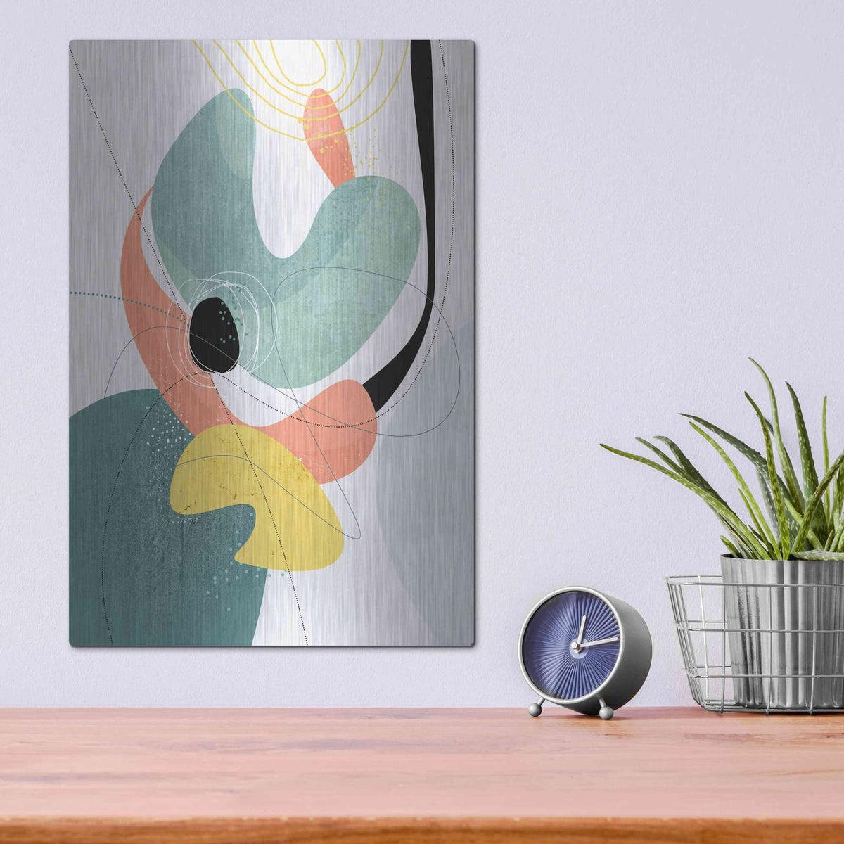 'Galactic 01 - Jupiter' by Ishita Banerjee – Metal Wall Art, 12x16 room view