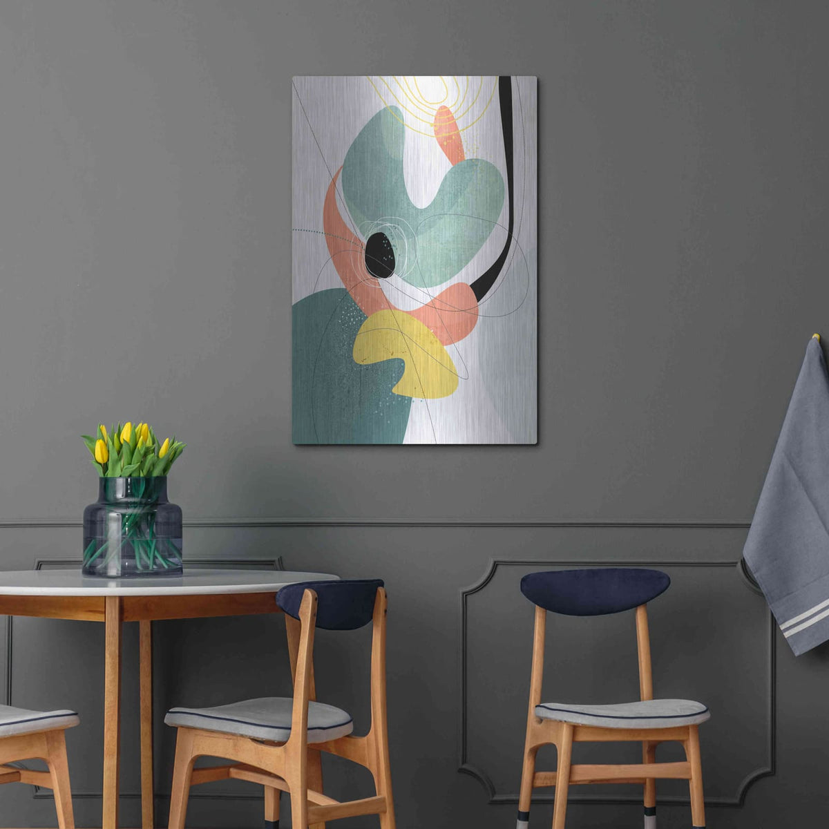 'Galactic 01 - Jupiter' by Ishita Banerjee – Metal Wall Art, 24x36 room view
