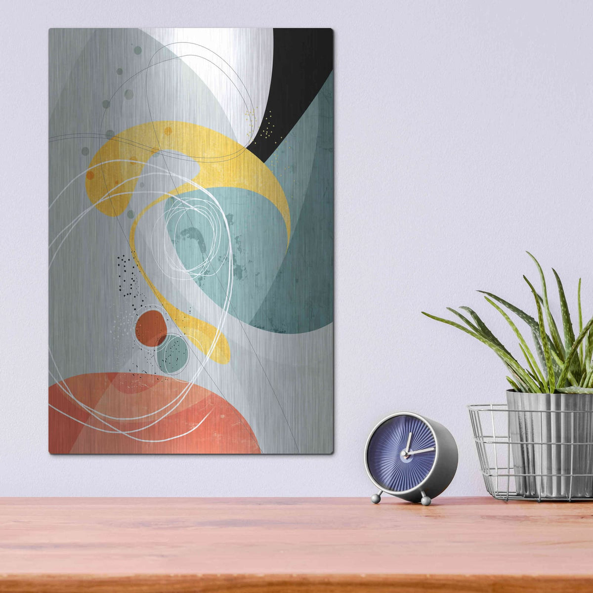 'Galactic 02 - Crossings' by Ishita Banerjee – Metal Wall Art, 12x16 room view
